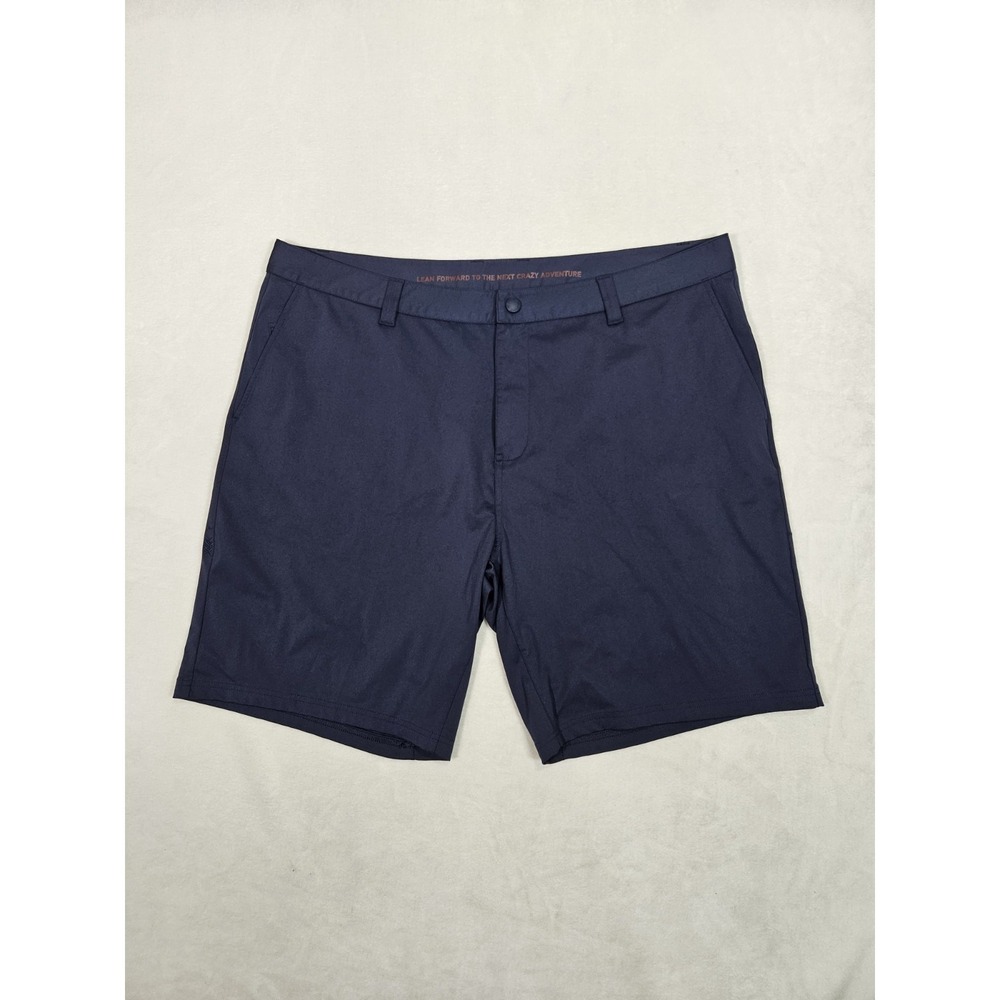 Rhone Shorts Men's 40 Blue 11" Commuter Chino Flat Front Casual Stretch Golf
